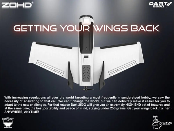 ZOHD Dart 250g FPV 570mm Wing