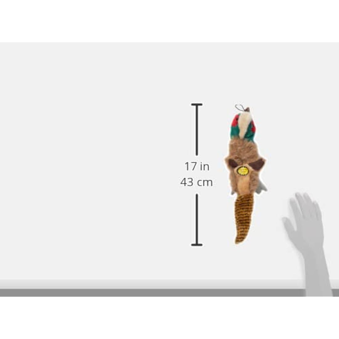 happypet Empty Nester - Pheasant Dog Toy, Small Breeds