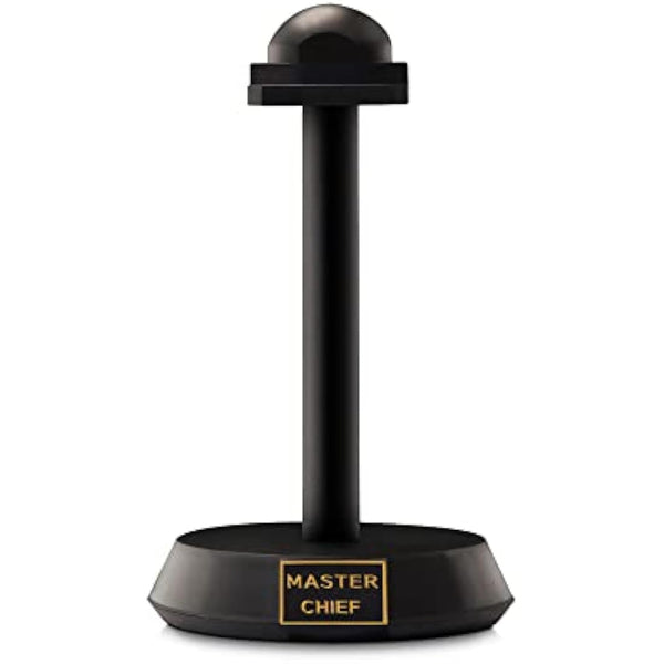 Halo Master Chief Deluxe Helmet with Stand - LED Lights on Each Side - Battle Damaged Paint - One Size Fits Most - Build your Universe