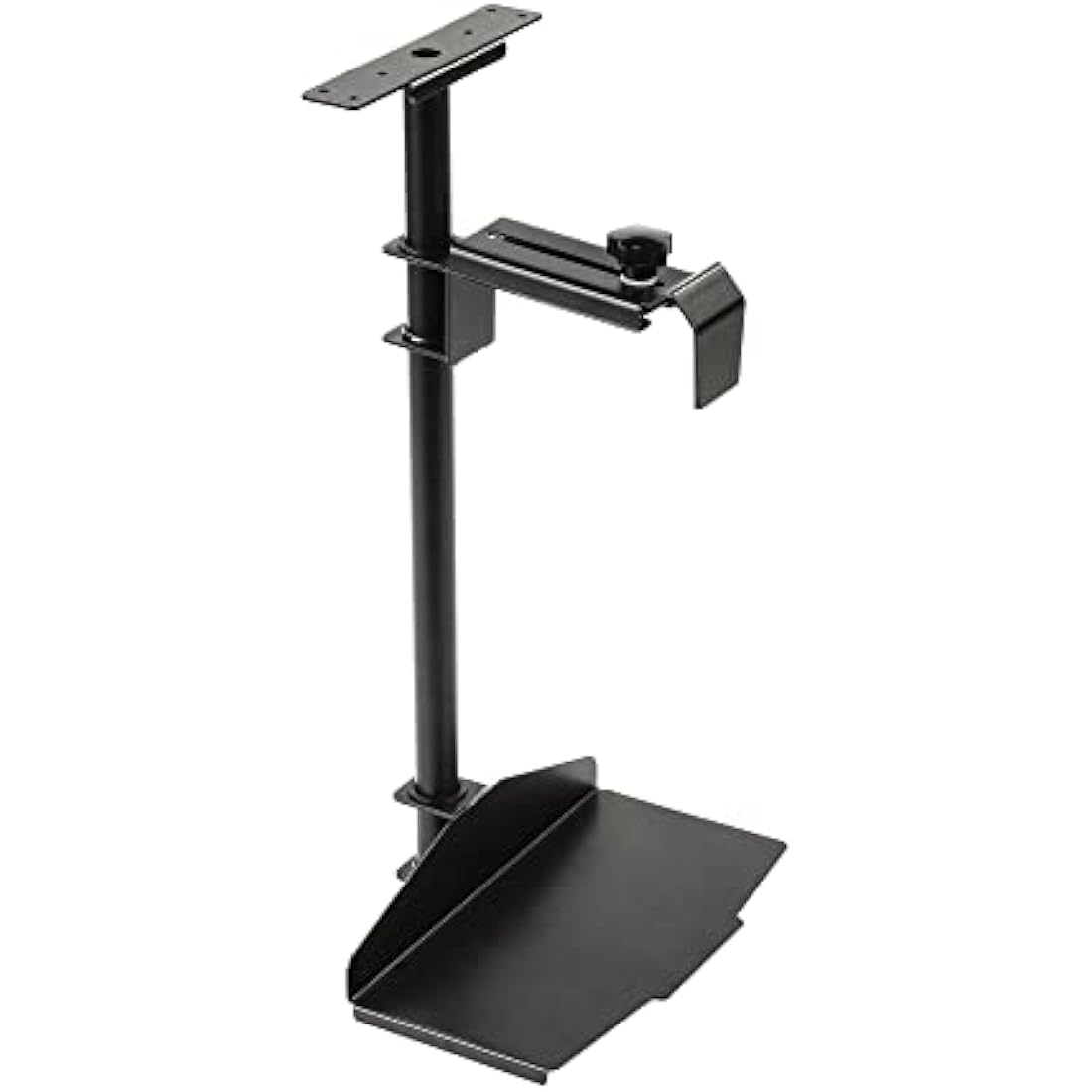 EUREKA ERGONOMIC Under Desk PC Mount, Computer Tower Holder 360° Swivel Height & Width Adjustable, CPU Holder Holds up to 20kg, Fits Most Computer Tower, Black