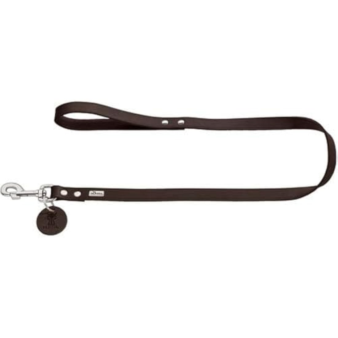 HUNTER Leash, 20/100 Soft genuine cow leather, black
