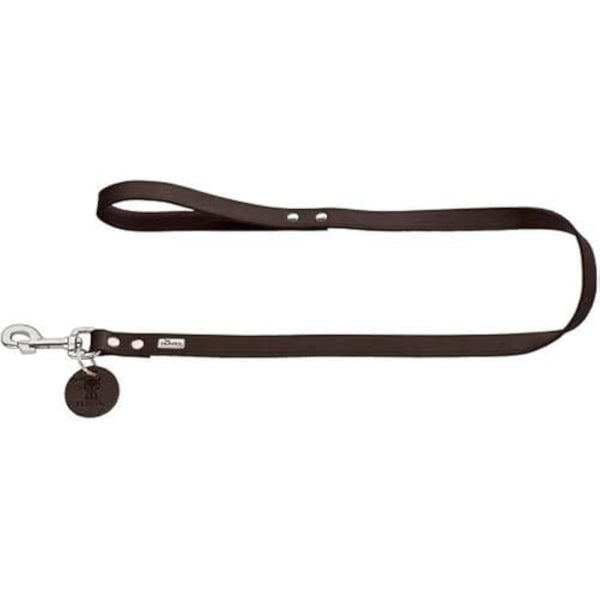 HUNTER Leash, 20/100 Soft genuine cow leather, black