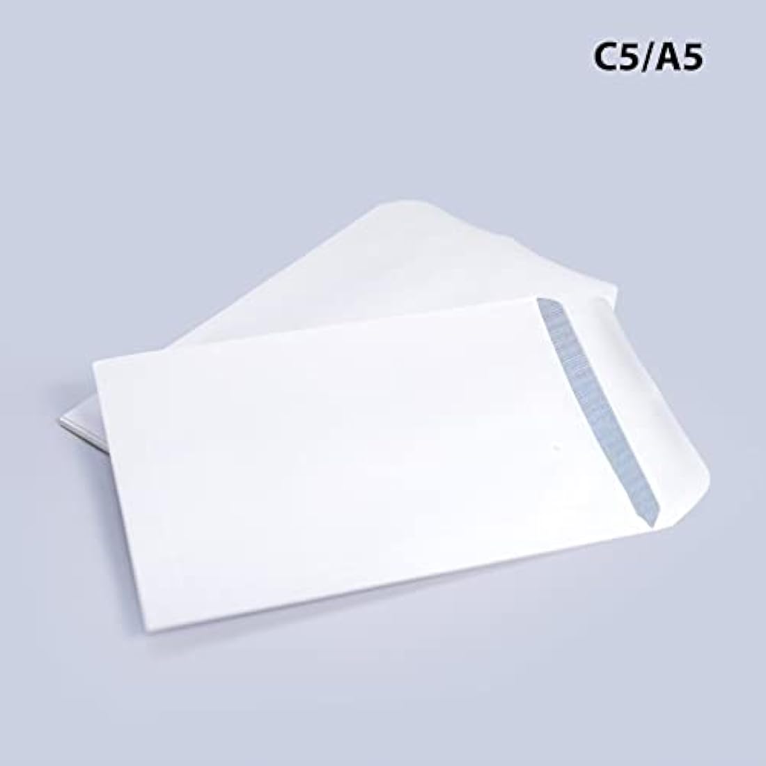 Evour C5/A5 Self-Seal Envelopes – 229×162 mm, 90 GSM, No-Window White Pocket – Pack of 100 Strong Self-Adhesive Mailing Envelopes for Office, Business & UK Post