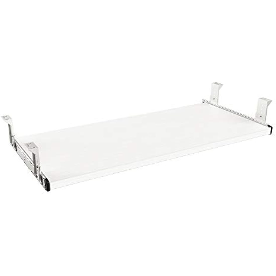 FRMSAET Furniture Accessories Office Product Suits Hardware 20/24/30 inches Keyboard Drawer Tray Wood Holder Under Desk Adjustable Height Platform. (30 inches, White)