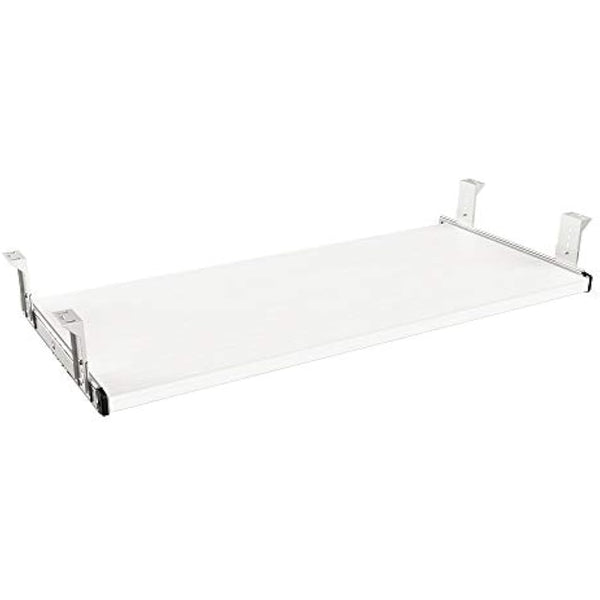 FRMSAET Furniture Accessories Office Product Suits Hardware 20/24/30 inches Keyboard Drawer Tray Wood Holder Under Desk Adjustable Height Platform. (30 inches, White)