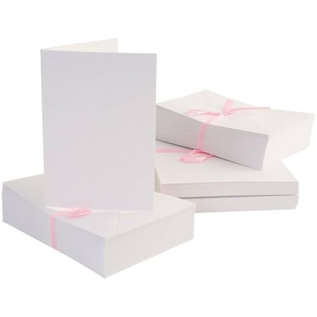 Anita's Plain Blank Cards & Envelopes A6 White Pack of 100 for Home Wedding Birthday Christmas Thank You Art & Craft Scrapbooking Supplies Baby Shower Card Making