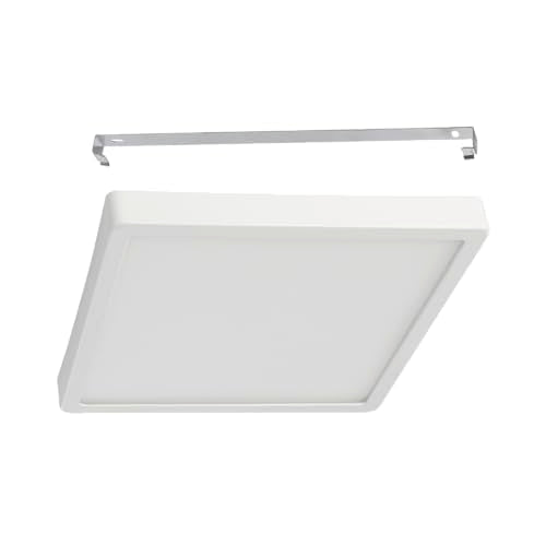 Eglo LED Outdoor Ceiling Light Argolis 2, Outside Light for Wall and Ceiling, Porch Lighting Made of White Metal and Plastic, Exterior lamp Warm