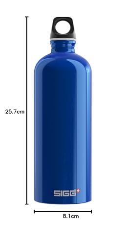 Sigg - Aluminum Water Bottle - Traveller - Climate Neutral Certified - Suitable For Carbonated Beverages - Leakproof & Lightweight - BPA Free - 0.6L / 1L/ 1.5L