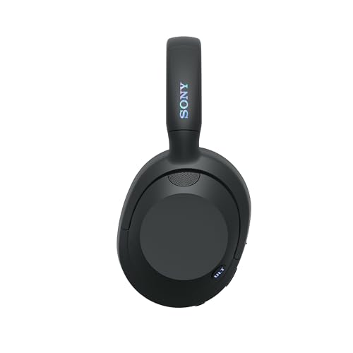 Sony ULT WEAR - Wireless Noise Cancelling Headphones, ULT POWER SOUND, Ultimate Deep Bass, Same Processor as WH-1000XM5, Clear Calls, 30hr Battery, IOS & Android - Black