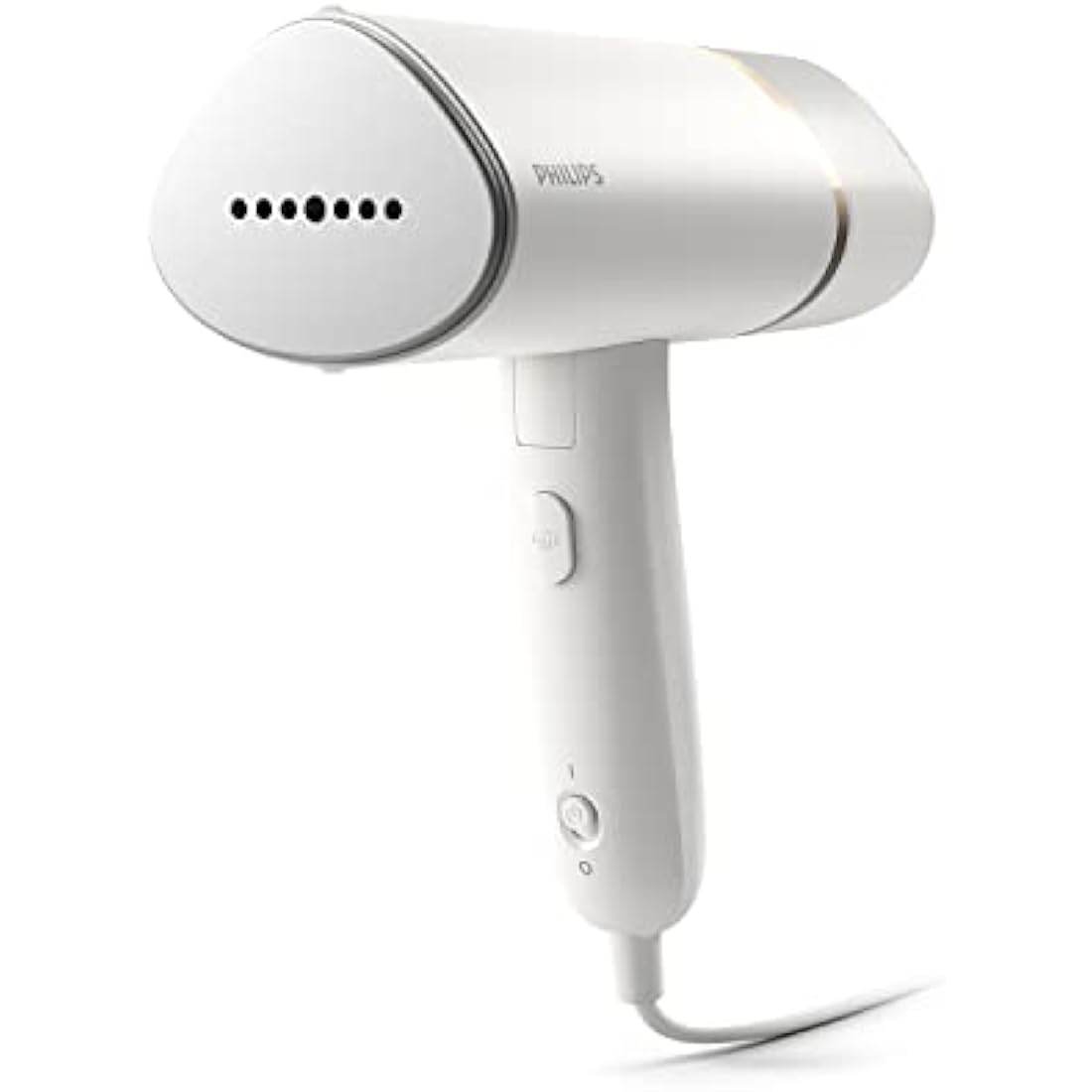 Philips 3000 Series Handheld Steamer, Compact and Foldable, 1000W Power, Up to 20g/min Steam, Ready in 30 Seconds, Safe for All Fabrics, No Ironing Board Needed (STH3020/16)