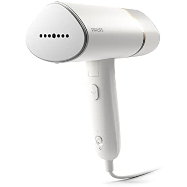 Philips 3000 Series Handheld Steamer, Compact and Foldable, 1000W Power, Up to 20g/min Steam, Ready in 30 Seconds, Safe for All Fabrics, No Ironing Board Needed (STH3020/16)