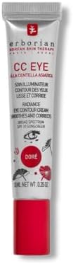 Erborian - CC Eye Cream with Centella Asiatica - Illuminating, Moisturizing and Correcting Tinted Eye Cream SPF 20 - Smoothes and Corrects Dark Circles - 10 ml