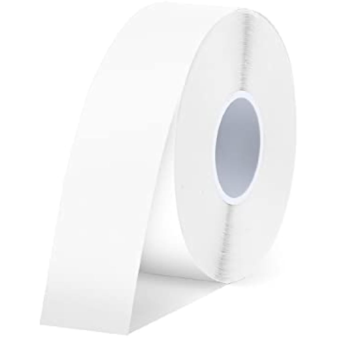 SUPVAN E10 & E11 & E16 Label Maker Tape, 15mm × 6m Genuine Continuous Laminated Thermal Label Tape Refill, Waterproof Oilproof Child-Safe Durable Auto Detect Labels, Black on White