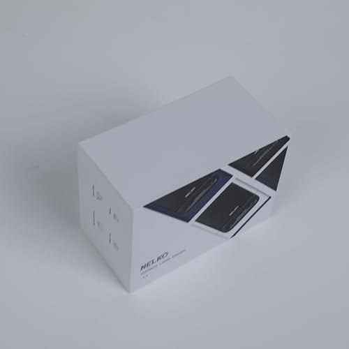 Nelko PM220 Bluetooth Thermal Label Printer, 2 Inch Portable Label Maker Machine for iOS & Android Phone, sticker printer for Clothing, Retail, Address, Barcode, Home, with 1 Roll 40x30mm（White）2 pack