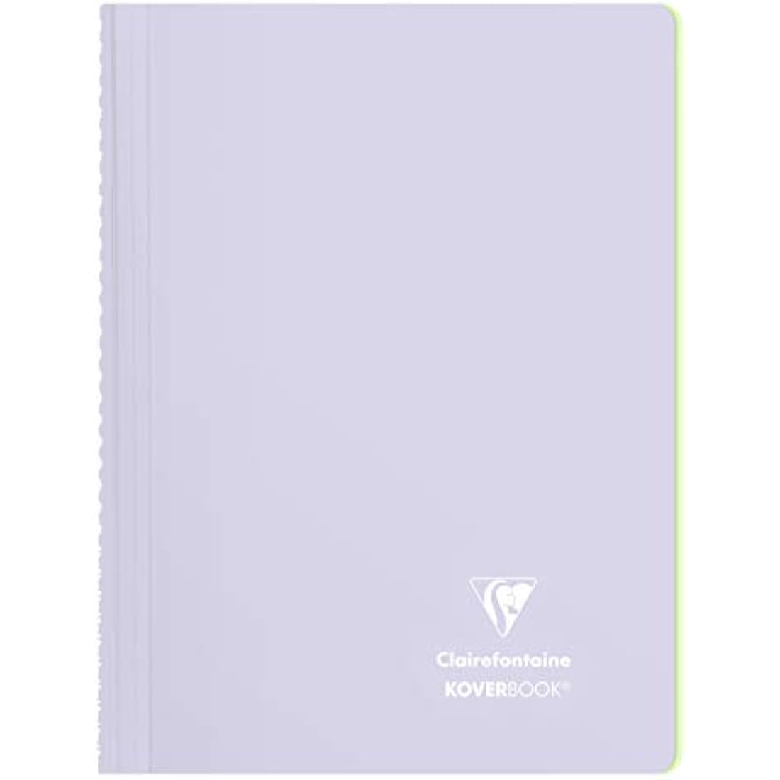 Clairefontaine 376781C Lot de 5 Cahiers à Spirale Koverbook Blush - A4 21x29,7 cm - 160 Pages Lignées - Papier Blanc 90 g - Couverture Enveloppante Polypro Opaque - Couleurs Aléatoires