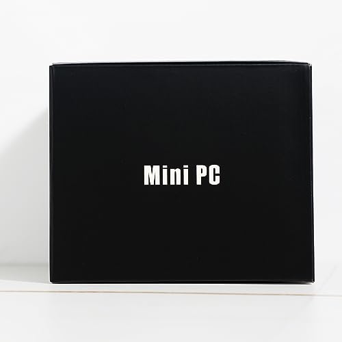 T8Plus Mini PC, 12th Gen Intel Alder Lake N95 (up to 3.40Ghz), 8GB DDR4 256GB M.2 SSD Mini Desktop PC with Dual Ethernet/4K HDMI*3, 2,4/5 G WiFi,BT4.2 for home theatre/office/school