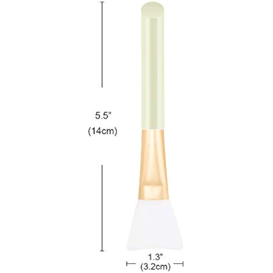 3 Pack Silicone Face Mask Makeup Brushes, Facial Mask Brush Skin Care Beauty Tool Silicone Cosmetic Brush Mud Mask Brush DIY Makeup Tool (Multicolor)