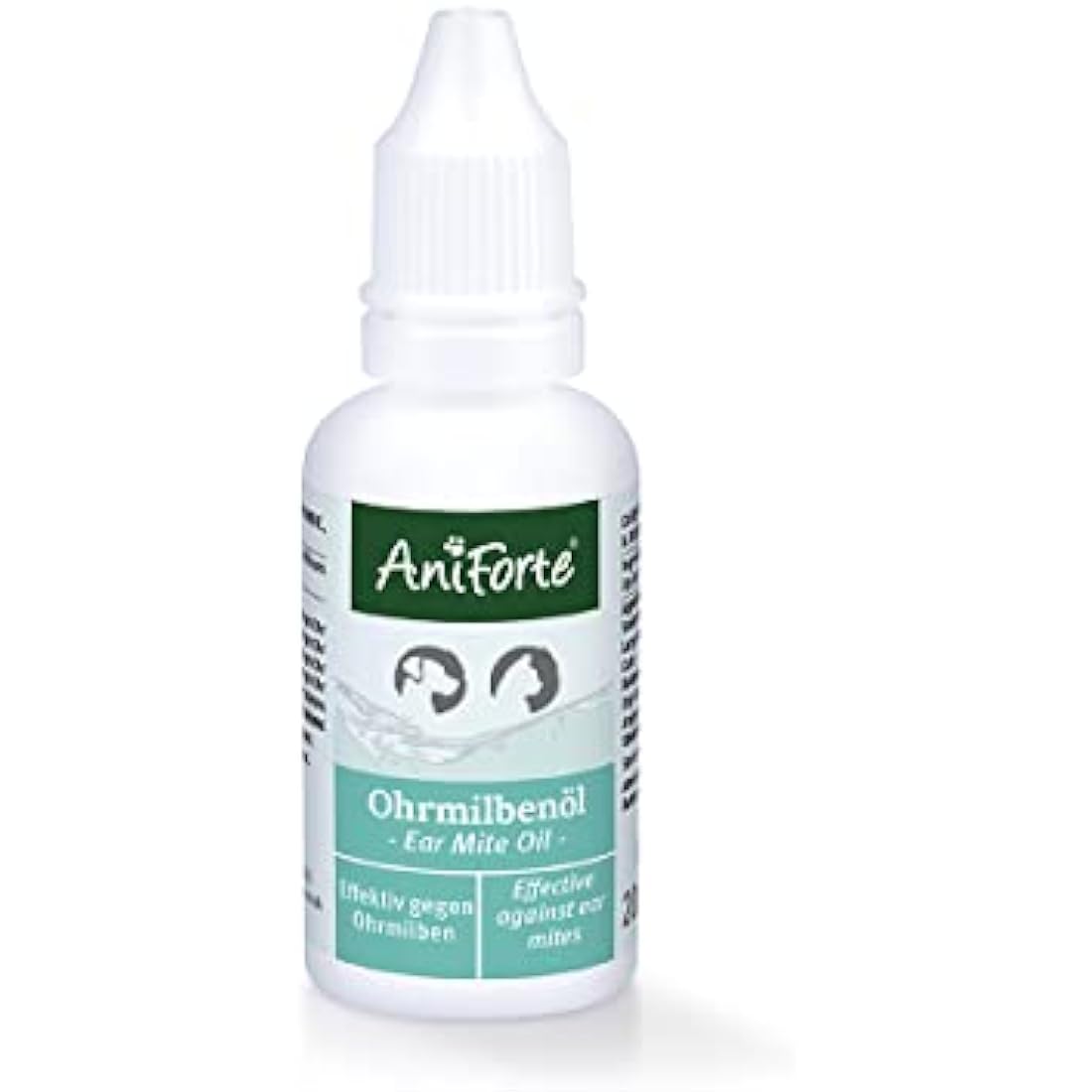 AniForte Ear Mite Drops 20ml for Dogs, Cats, Rodents and Pets: Treatment for Pets and Animals to Kill & Remove Ear Mites, Ear-Drops