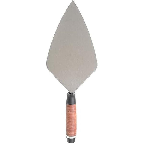 Marshalltown 34L11 Brick Trowel 11in - Leather Handle, Brown