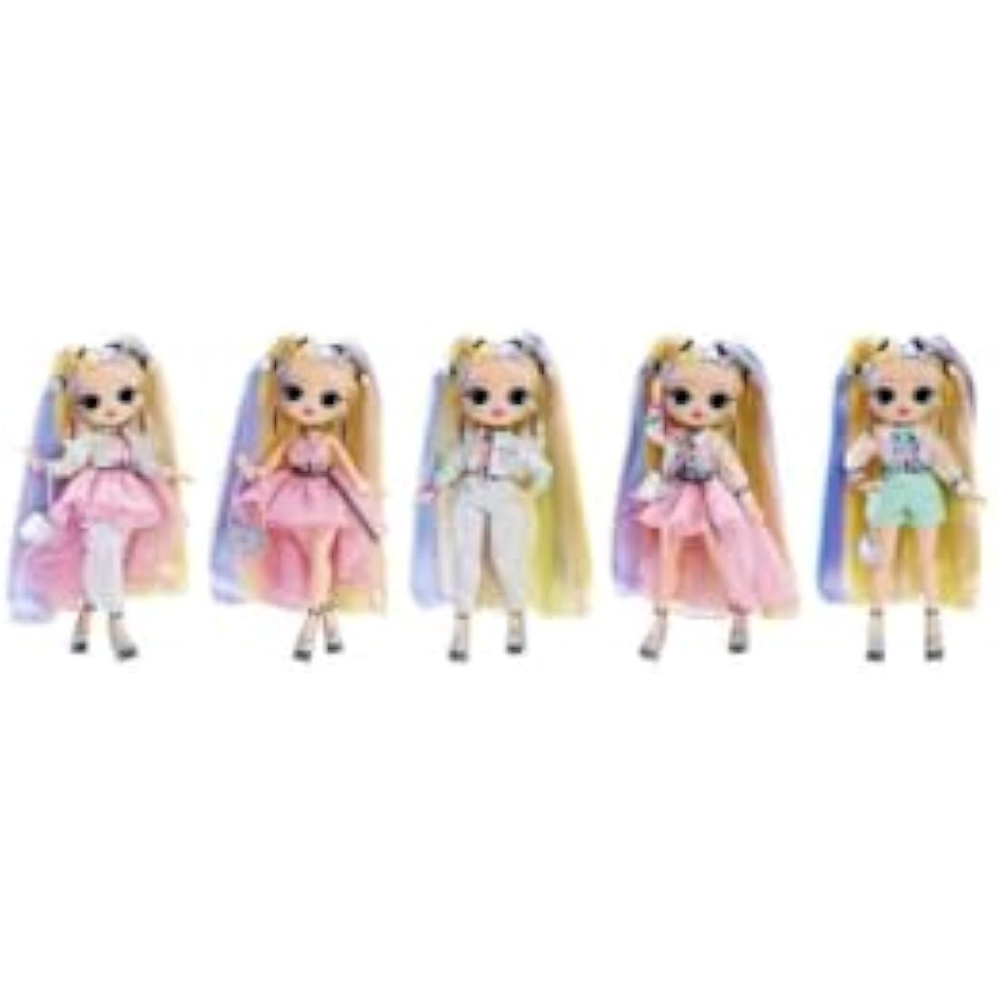 L.O.L. Surprise OMG Sunshine Makeover Big Surprise Fashion Doll - STELLAR GURL - Includes UV Colour Change in the Sun, Multiple Surprises, and Fabulous Accessories - Great Gift for Kids Ages 4+