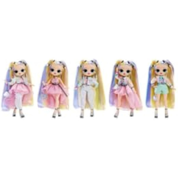 L.O.L. Surprise OMG Sunshine Makeover Big Surprise Fashion Doll - STELLAR GURL - Includes UV Colour Change in the Sun, Multiple Surprises, and Fabulous Accessories - Great Gift for Kids Ages 4+