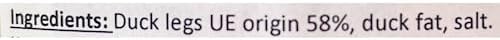 French duck confit La Belle Chaurienne-confit de canard - 1250 gr - 5 serves