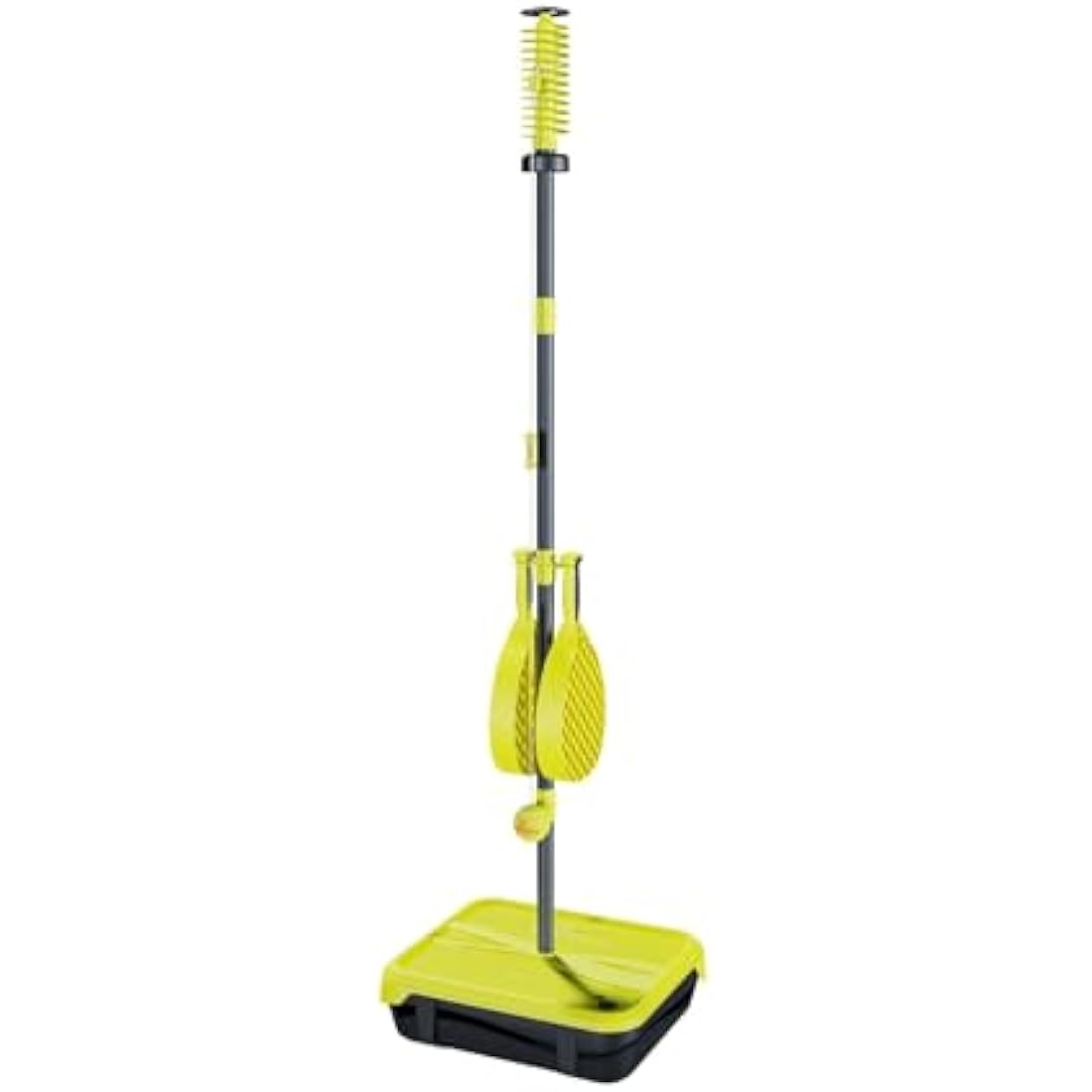 Swingballl PRO All Surface Tennis Ball Game Set, Swingball's Ultimate Outdoor Family Game for Ages 6+ to Adults, Real Tennis Ball and 2 Power Bats, Superior All Surface Base, Adjustable Height to 1.8M