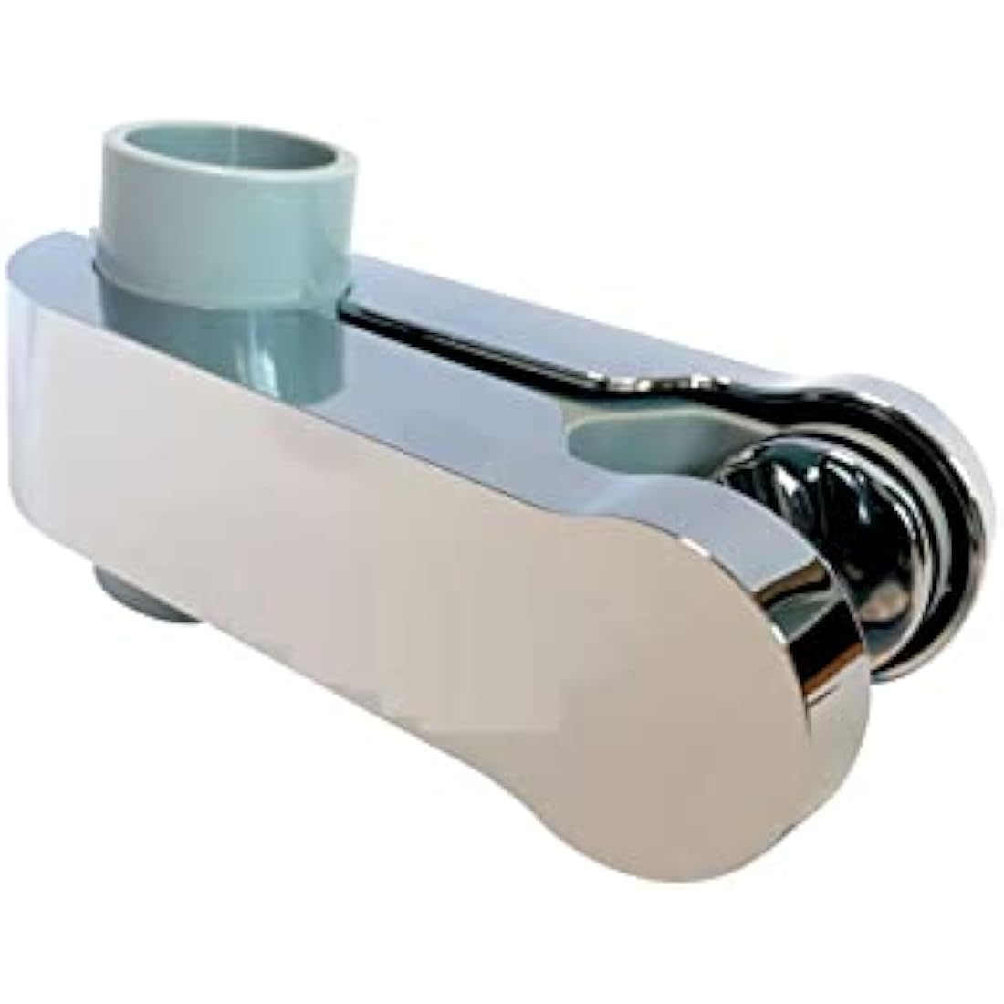 Aqualisa Pinch Grip sliding handset holder - 25mm - Chrome/Grey