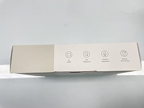 WOLFANG Action Camera 4K 60FPS 24MP GA300, WiFi 8X Zoom EIS Vlogging Camera, 40M Waterproof Underwater Camera for Snorkeling, External Mic, Remote Control and Helmet Accessories Kit for Cycling