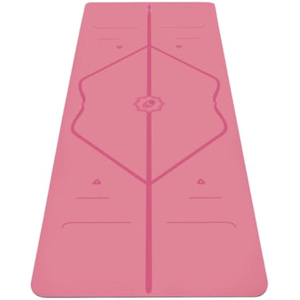 Liforme Original Yoga Mat – Free Yoga Bag Included - Patented Alignment System, Warrior-like Grip, Non-slip, Eco-friendly and Biodegradable, sweat-resistant, long, wide, 4.2mm thick mat for comfort