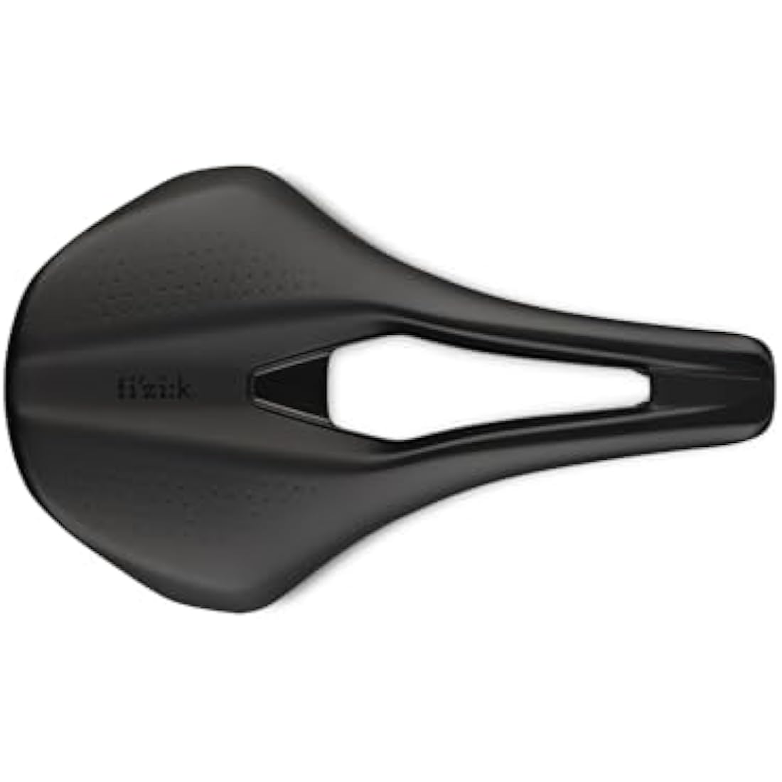 Fizik Tempo Argo R1 Road Bike Saddle, Carbon Shell and Carbon Braided Rails, 160mm Width, Black