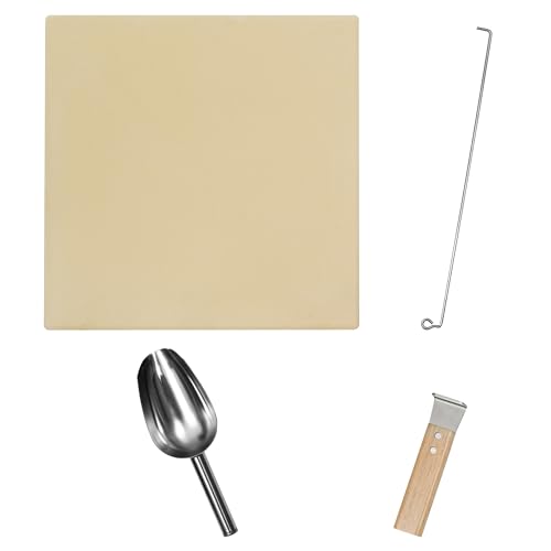 George Foreman Outdoor 12 Inch Wood Pellet Portable Wood Fired Pizza Oven Stainless Steel with Paddle and Carry Bag, BBQ Oven & Smoker, Foldable Legs GFWPPO1SSPC