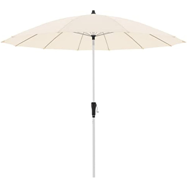 Doppler Parasol Asia Look SL-AZ Auto Tilt 250 cm Nature I Garden Umbrella Bendable I Crank Umbrella with UV Protection 50+ I Crank Umbrella Made of Aluminium I Rainproof Polyester Umbrella Roof