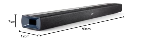 Denon DHT-S316 Soundbar and Wireless Subwoofer for Surround Sound, Bluetooth Sound Bar with Dolby Digital, DTS Decoding, Dialogue Enhancer, HDMI ARC, Wall Mountable, Music Streaming