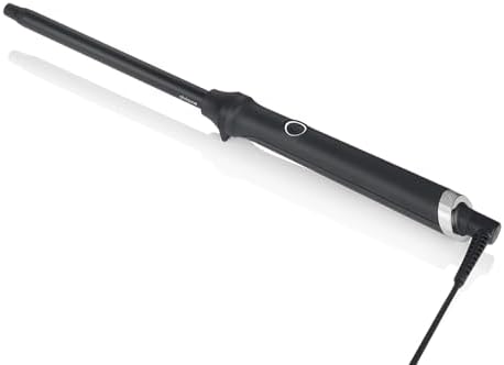 ghd Curve Thin Wand Hair Curler – Narrowest Wand, Creates Tight & Defined Curls, Ceramic Barrel, Lightweight, Results Last Up to 24h, Effortless Styling, No Extreme Heat - For All Hair Types (UK Plug)