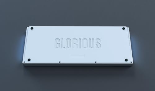 Glorious Gaming GMMK PRO 75% Barebones (Frame Only) - Modular Mechanical Gaming Keyboard, TKL Size (75%), 1.5kg Frame, RGB, Customisable, 5-Pin Switch Support, International/ISO Layout - Black Slate