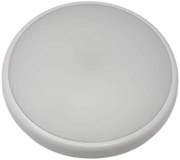 22W LED Bulkhead Light - Ultra Slim Indoor Outdoor IP65 Waterproof Microwave Motion Sensor Detector with Dim Mode Function (Cool White 4000K)