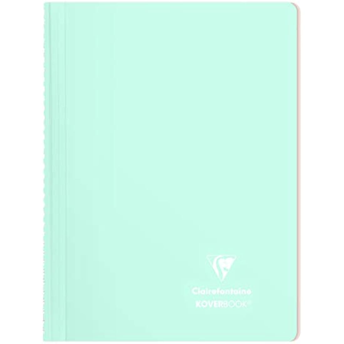 Clairefontaine 376781C Lot de 5 Cahiers à Spirale Koverbook Blush - A4 21x29,7 cm - 160 Pages Lignées - Papier Blanc 90 g - Couverture Enveloppante Polypro Opaque - Couleurs Aléatoires