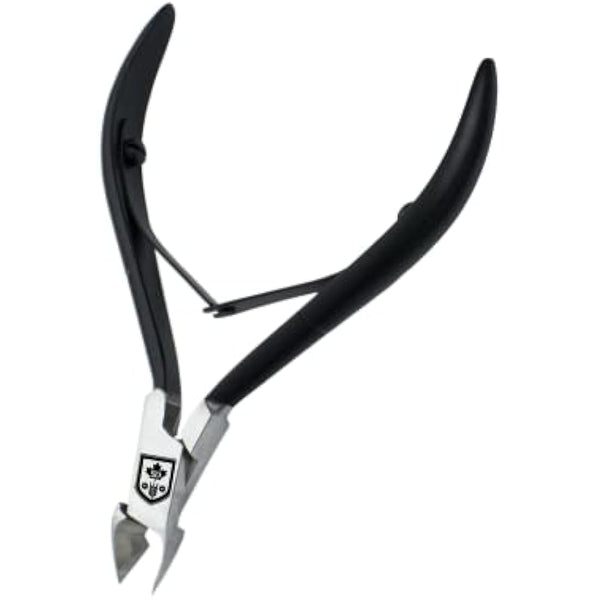 SENBACH Cuticle Trimmer, Cuticle Remover Cuticle Nipper Professional Stainless Steel Cuticle Cutter Clipper Durable Pedicure Manicure Tools for Fingernails and Toenails (Black)