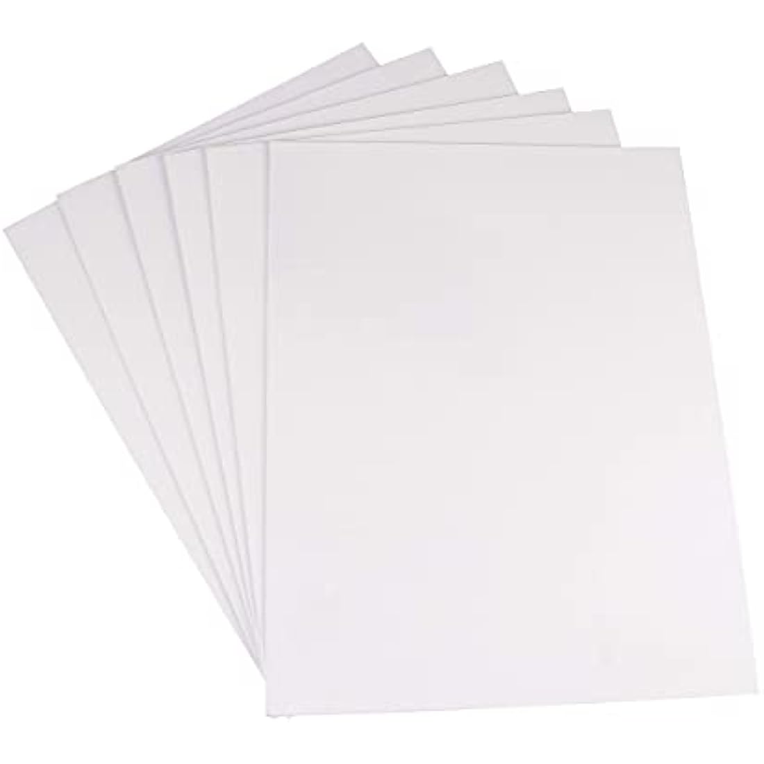 Exerz 40x50cm Canvas Panels 6pcs/ 3mm Artist Canvas Board Blank/ 280gsm 100% Cotton/Triple Primed/Acid Free/Medium Grain - Oil & Acrylic Painting for Artists at All Levels