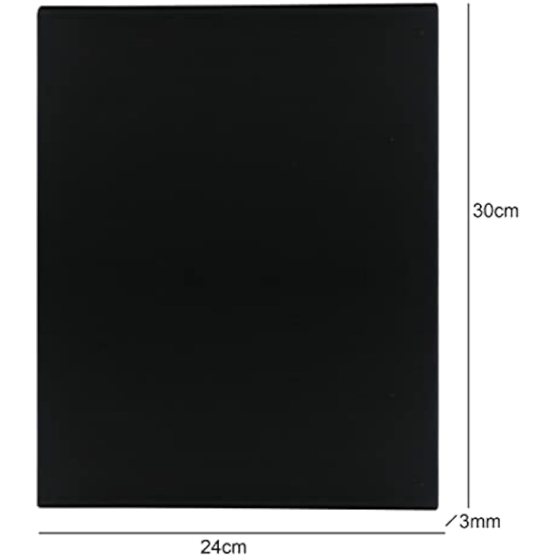 Exerz 24x30cm Black Canvas Panels 6pcs - 3mm 280gsm 100% Cotton/Blank Artist Canvas Board/Triple Primed/Acid Free/Medium Grain - Oil & Acrylic (24x30cm-6pk Black)