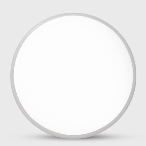 22W LED Bulkhead Light - Ultra Slim Indoor Outdoor IP65 Waterproof Microwave Motion Sensor Detector with Dim Mode Function (Cool White 4000K)