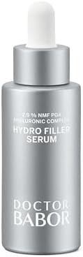 DOCTOR BABOR Hydro Filler Serum | Facial Care for Dry Skin, Moisturising Serum with 2.9% NMF PGA, With Hyaluronic Acid and Peptides, Glow Serum for Face, Fragrance Free, Vegan | 30ml
