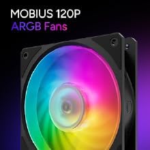 Cooler Master MasterLiquid 360 Ion CPU Liquid Cooler - 2.1" LCD Display, AIO Water Cooling System, Gen X Dual-Chamber Pump, Mobius 120P ARGB Fans, Addressable Gen 2 RGB, LGA1700 & AM5 Brackets