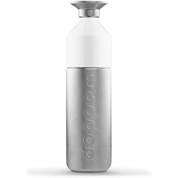 dopper Steel 1.1L Water Bottle - Stainless Steel Bottle - BPA Free Reusable 18/8 Stainless Steel Metal Sports Bottle for Sports and Office Use