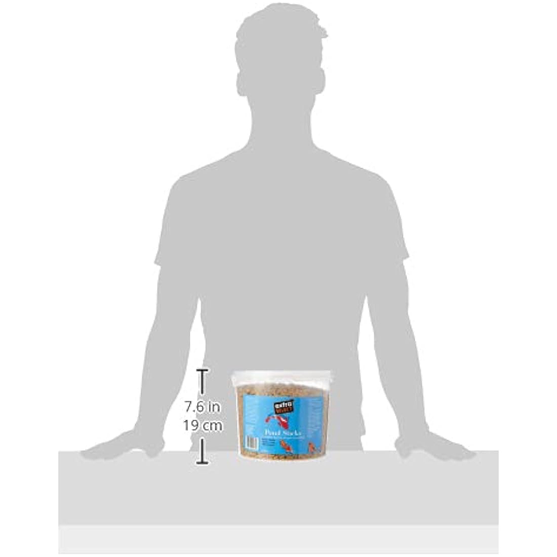 Extra Select Pond Sticks Complete Fish Food Tub, 5 Litre