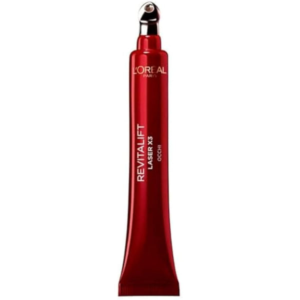 L'Oréal Paris Revitalift Day Cream Laser X3 Anti-Wrinkle Action 50ml + Revitalift Eye Contour Laser X3 Anti-Age 15ml - 2 Treatments with Hyaluronic Acid and Pro-Xylane
