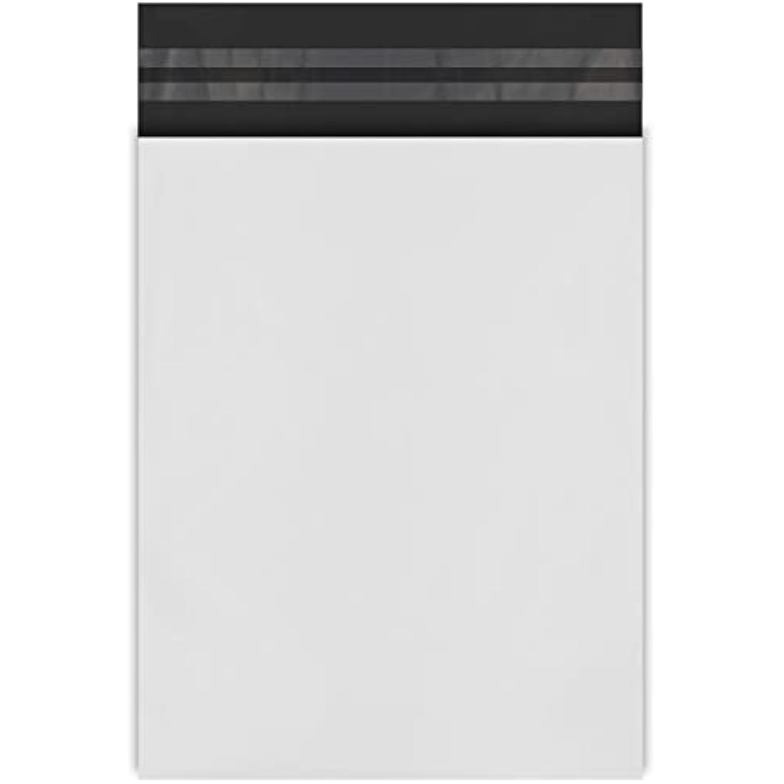 50 Mixed Mailing Poly Postal Self Seal Bags 5 Sizes 10 from Each Red Ember Small to Large Mailing Bags Postage Packaging Assorted Mailers Posting Shipping Post Parcels Package Bags (White)