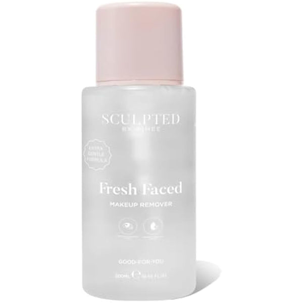 Fresh Faced Maxi Eye Makeup Remover from Sculpted by Aimee 300ml – Dermatologically Tested Eye Make Up Remover and Face Cleanser for Sensitive Skin with Niacinamide, Centella Asiatica, and Vitamin E