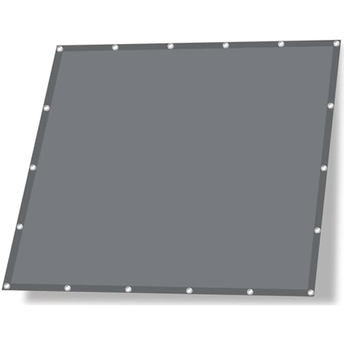 IMSGVIFO Awning Waterproof with Eyelets, UV Protection Sun Protection, Weather Protection, Weather Resistant, Parasol Awning for Patio Roof, Balcony, Conservatory, Swimming Pool, Dark Grey, 4 x 4 m